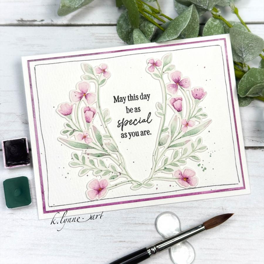 Wildflower Wreath Stamp Set
