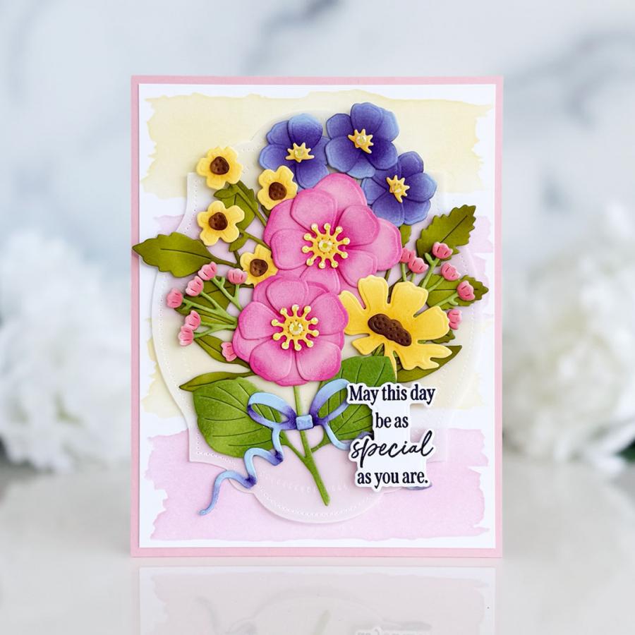 Wildflower Wreath Stamp Set