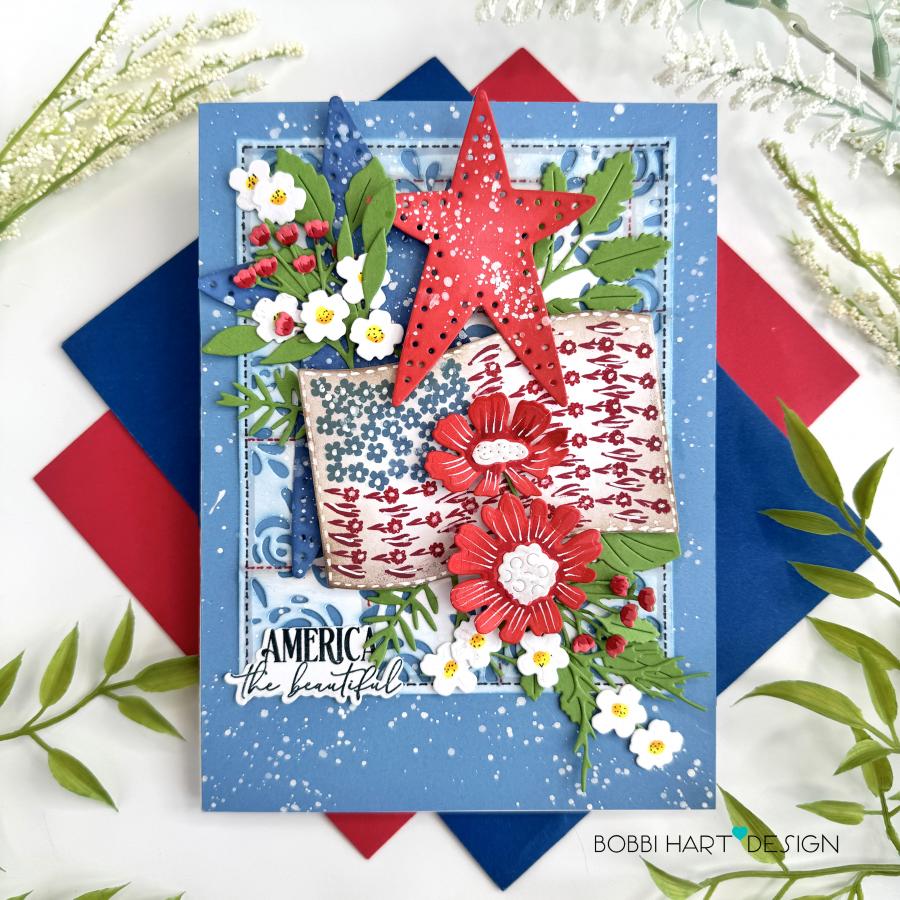 Freedom in Bloom Stamp Set