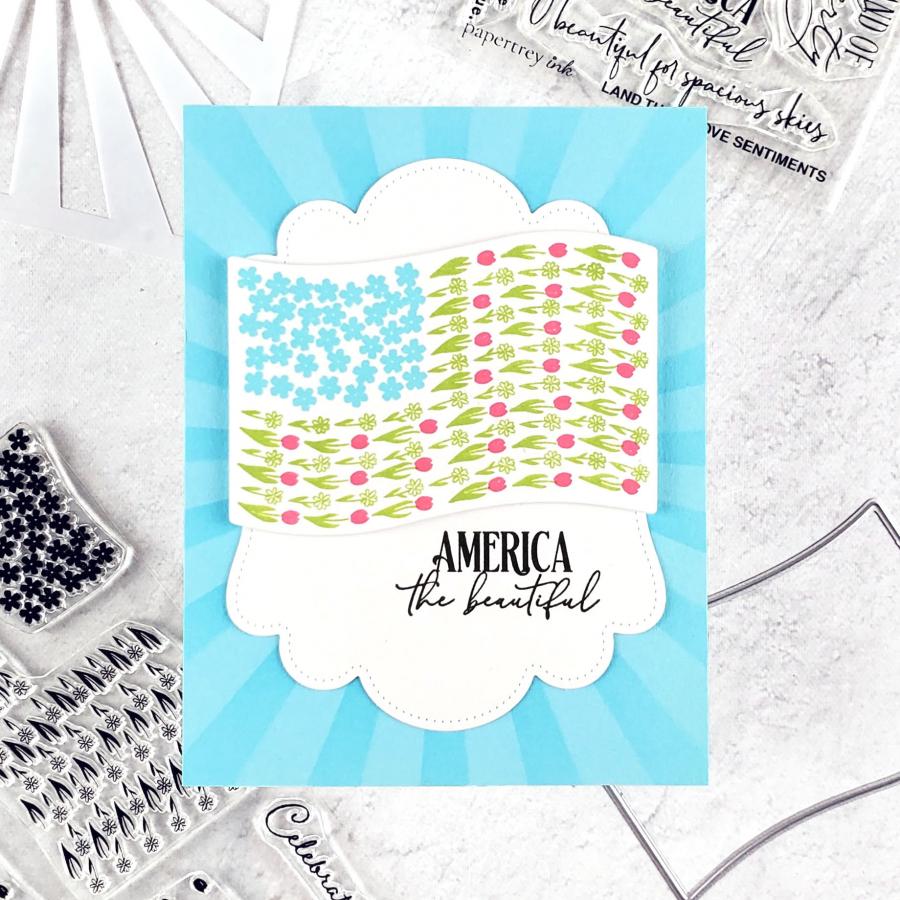 Freedom in Bloom Stamp Set