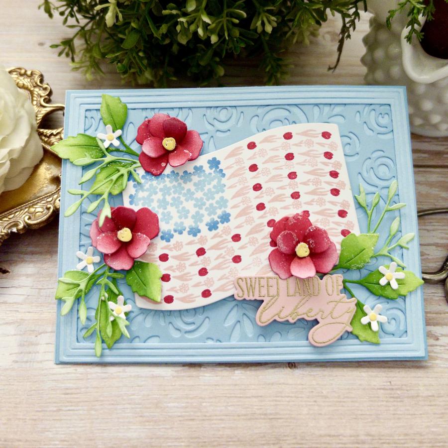 Freedom in Bloom Stamp Set