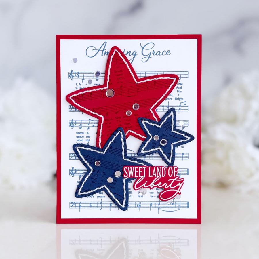 Amazing Grace Background Stamp Set