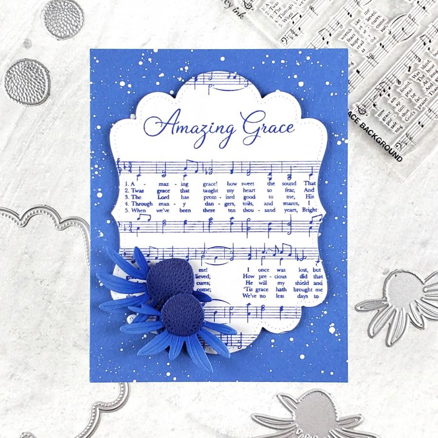 Amazing Grace Background Stamp Set