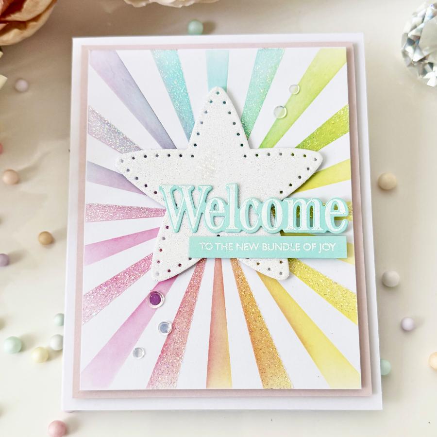 This is Big Sentiments: Welcome Stamp Set