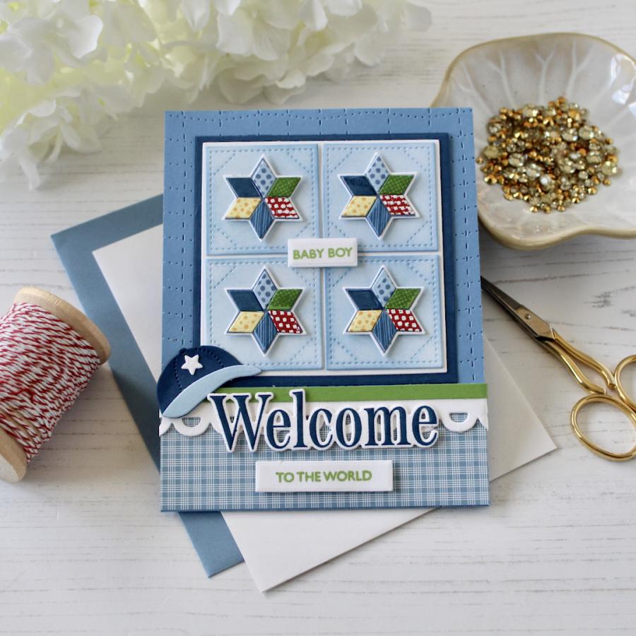 This is Big Sentiments: Welcome Stamp Set