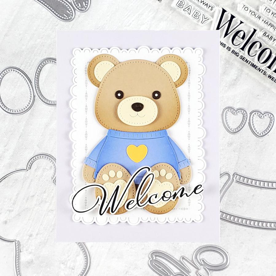 This is Big Sentiments: Welcome Stamp Set