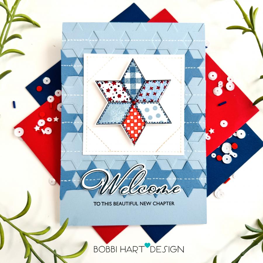 This is Big Sentiments: Welcome Stamp Set