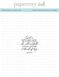 Reflections: Psalm 46 Mini Stamp Set
