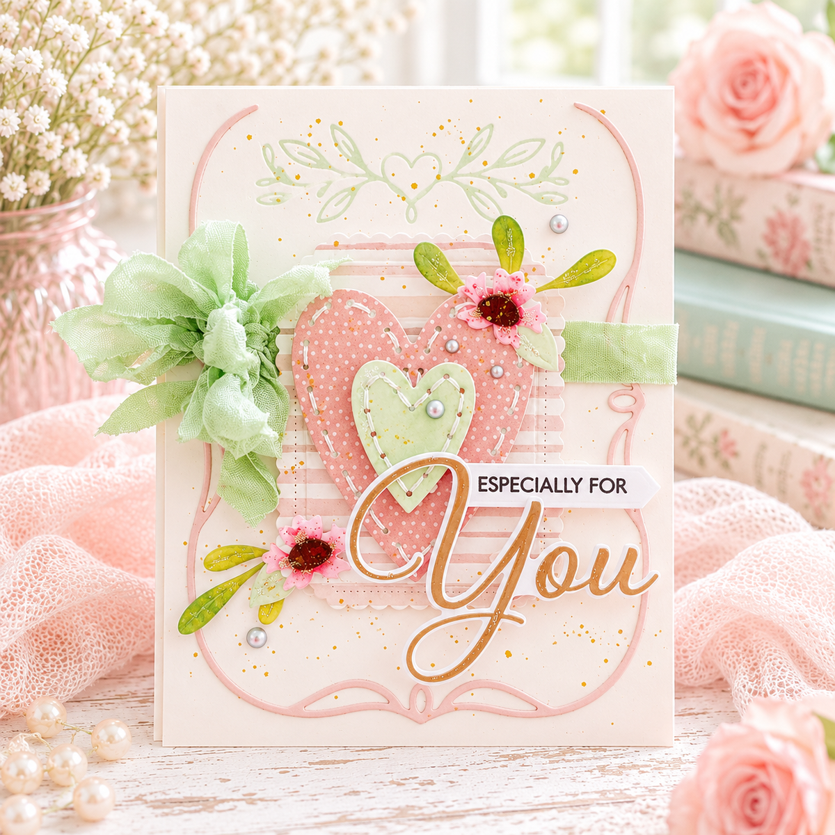 Rooted In Love Press Plate + Frame Die