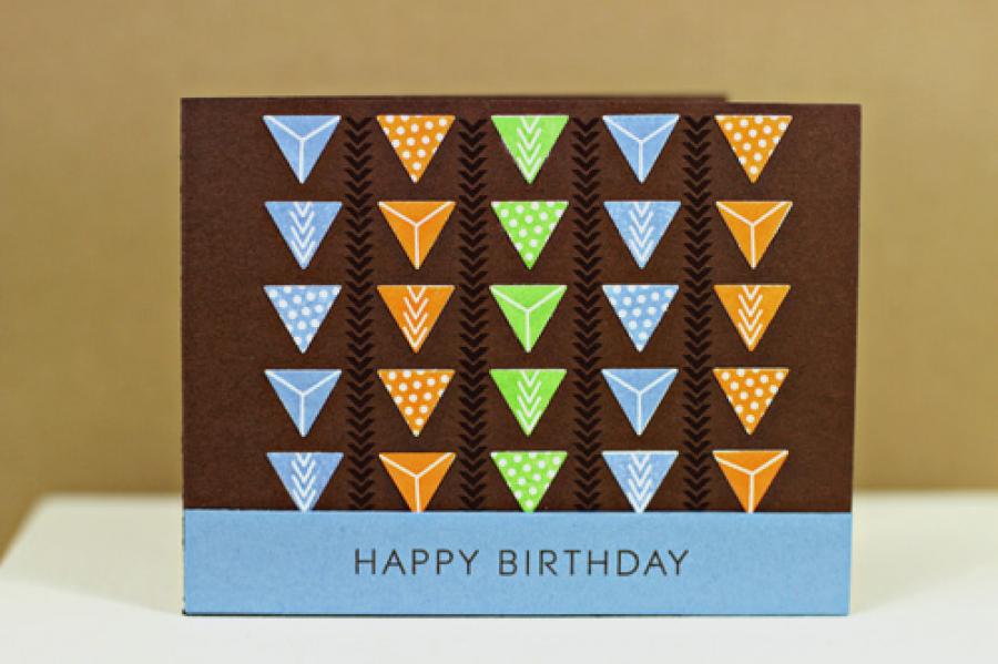 Tiny Triangles Mini Stamp Set