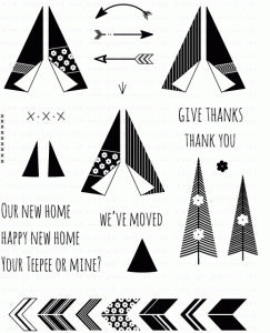 Teepee Time Stamp Set