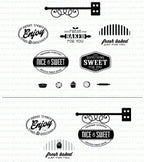 Sweet Shoppe Sentiments Mini Stamp Set
