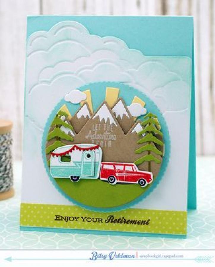 Petite Places: Happy Camper Mini Stamp Set