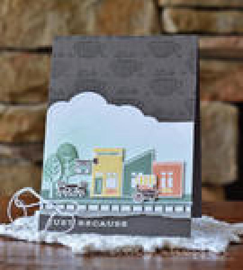 Petite Places: Main Street Stamp Set
