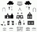 Petite Places: Home & Garden Stamp Set
