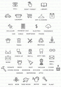 Moments Inked: Everyday Symbols Stamp Set
