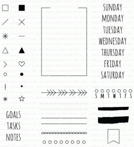 Traveler's Journal: Bullets Stamp Set