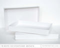 Basic White Stationery Box (2 per package)