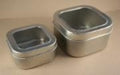 4 oz. Square Clear Top Tin (3 per package)