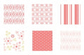 Pink Patterns Patterned Paper 8 1/2" X 11" (36 sheets)