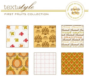 First Fruits Patterned Paper 8"X8" (36 sheets)