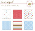 Men of Life Patterned Paper 8"X8" (36 sheets)
