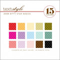 2008 Bitty Star Basics Patterned Paper 8"X8" (45 sheets)