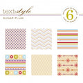 Sugar Plum Patterned Paper 8"X8" (36 sheets)