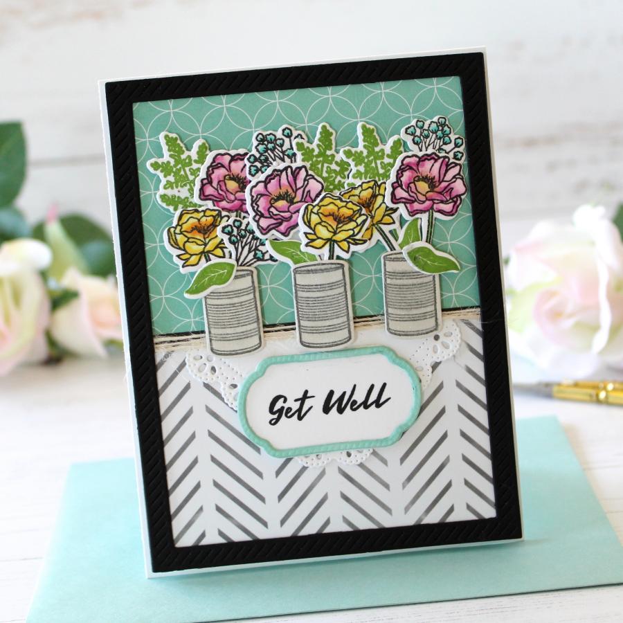 Share Your HeArt: Bottles & Blooms Patterned Paper Collection (24 sheets)