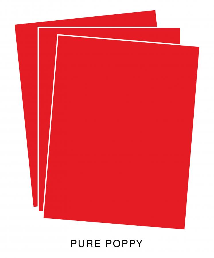 Perfect Match Pure Poppy Premium Cardstock (24 Sheets)