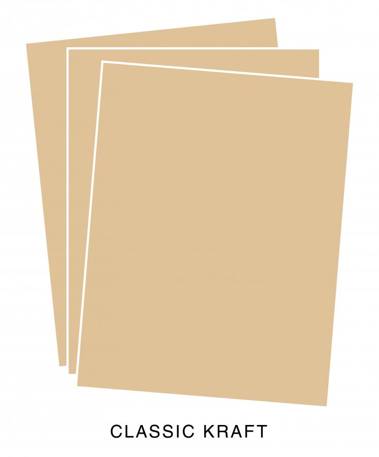 Classic Kraft Premium Cardstock (24 Sheets)
