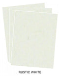 Paper Basics - Rustic White Premium Cardstock (24 Sheets)