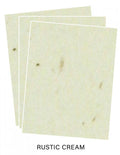 Paper Basics - Rustic Cream Premium Cardstock (24 Sheets)