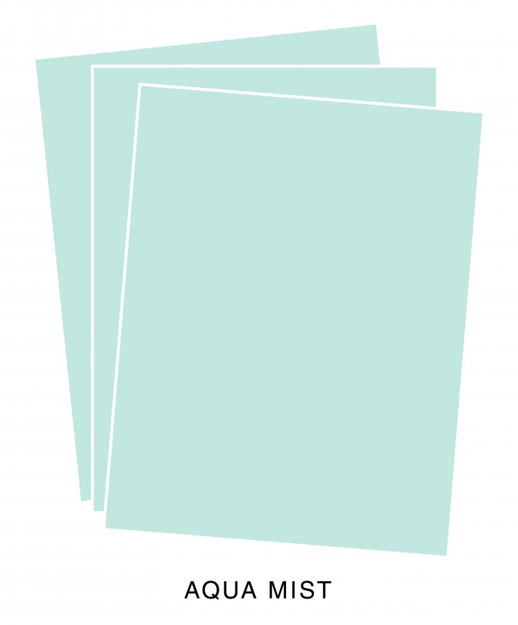 Perfect Match Aqua Mist Premium Cardstock (12 sheets)