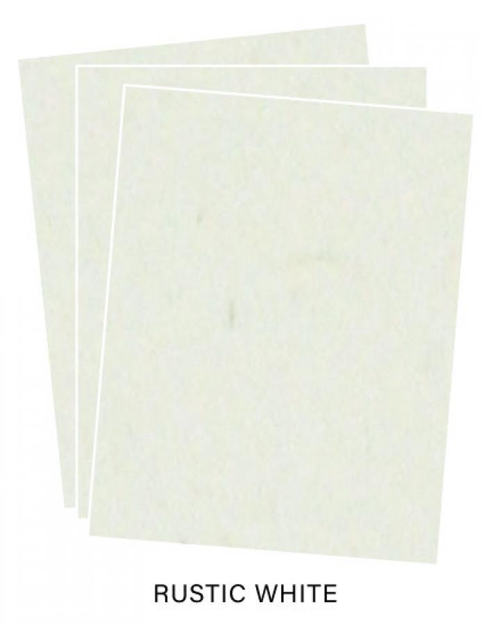 Paper Basics - Rustic White Premium Cardstock (12 Sheets)