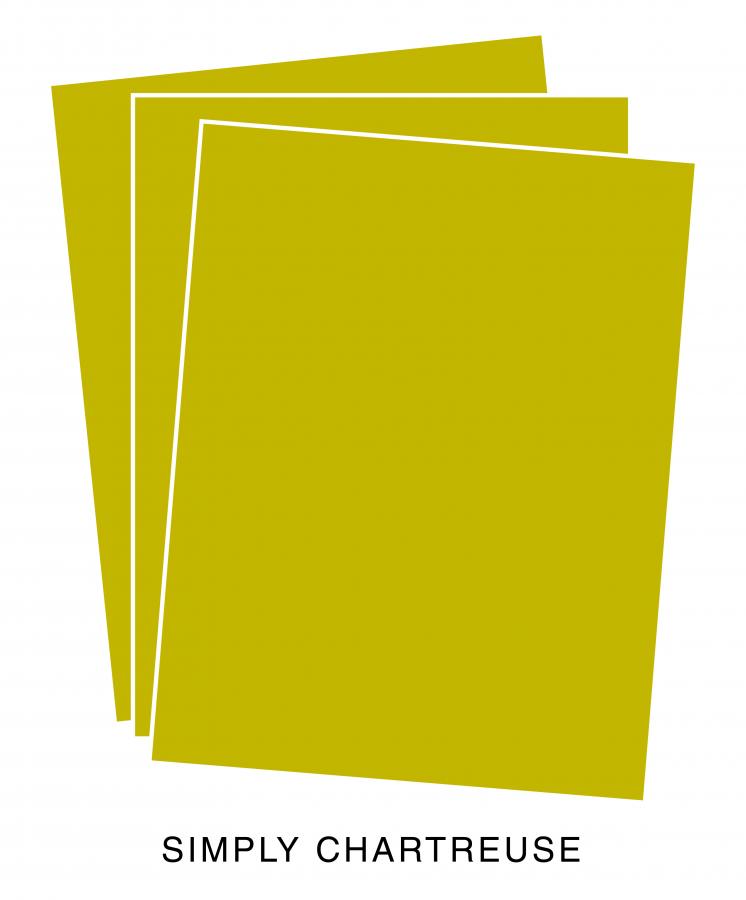 Perfect Match Simply Chartreuse Premium Cardstock (12 sheets)