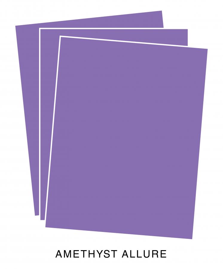 Perfect Match Amethyst Allure Premium Cardstock (12 Sheets)