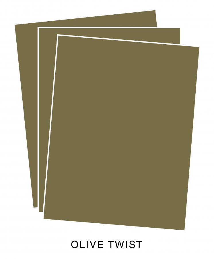 Perfect Match Olive Twist Premium Cardstock (12 Sheets)