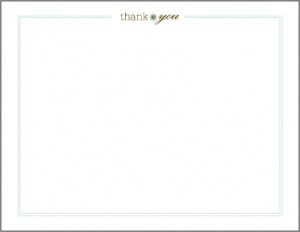 Polka Jotz - Blue "Thank You" Card Set