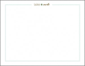 Polka Jotz - Blue "Take Note" Card Set