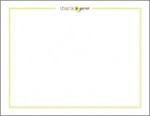 Polka Jotz - Green "Thank You" Card Set