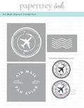 Air Mail Stencil Collection (set of 3)