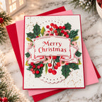 Merry Christmas Banner Stencil Collection (set of 7)