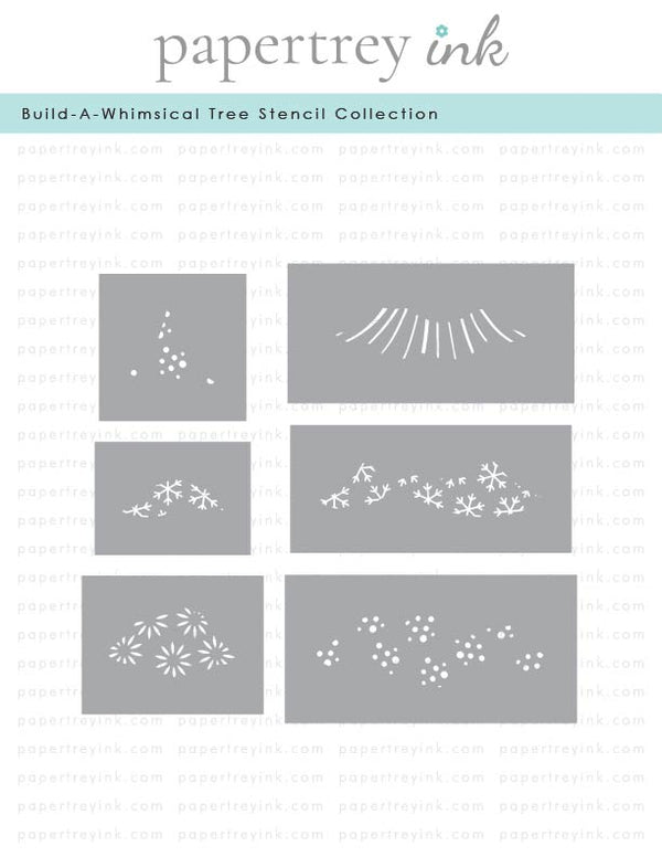 Build-A-Whimsical Tree Stencil Collection (set of 6)