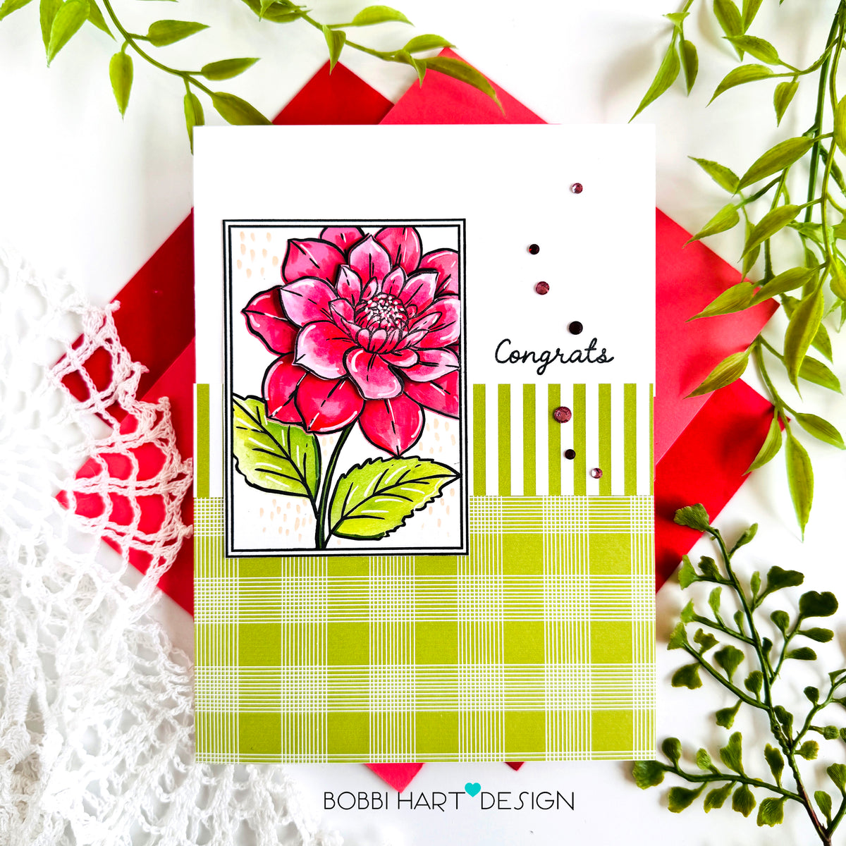 Framed In Flowers Stamp Set