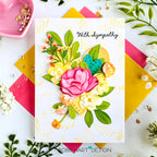 Framed In Flowers Stamp Set