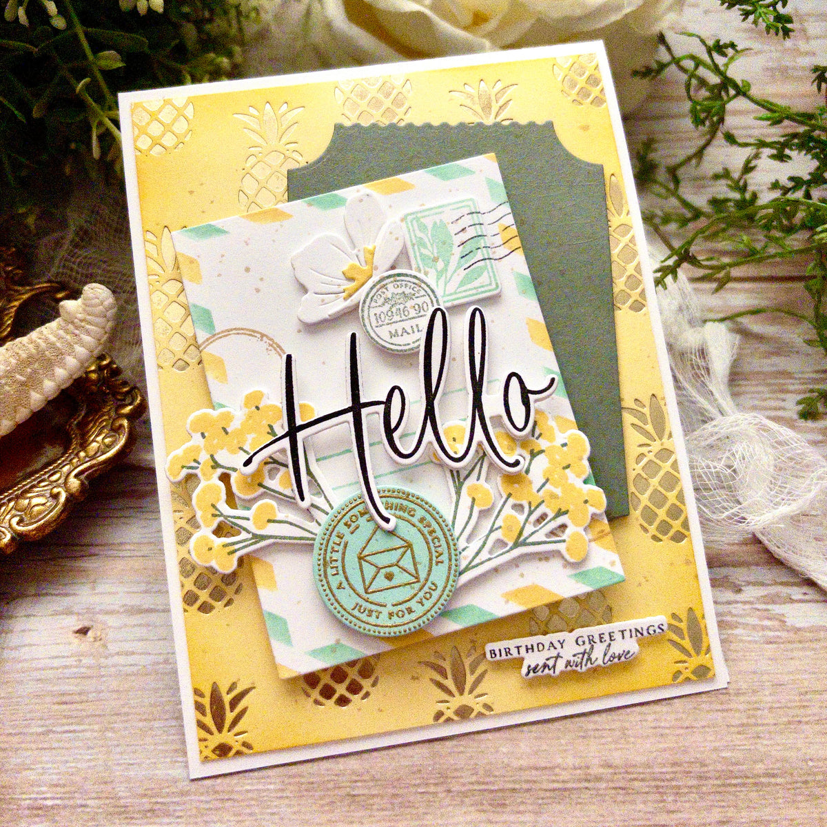 Stacked Mail Stamp Set