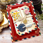 Stacked Mail Stamp Set