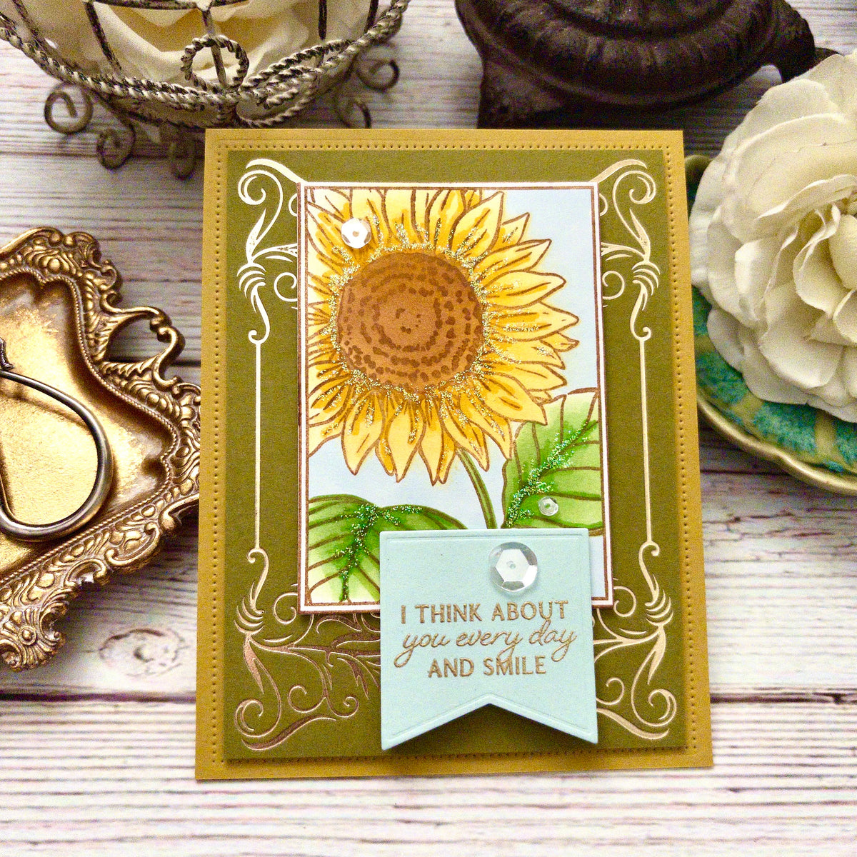 Framed In Flowers Stamp Set
