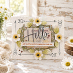 This is Big Sentiments: Hello Stamp Set